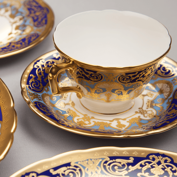 Heritage Cobalt and Dark Blue Fine Bone China Tableware Teacup