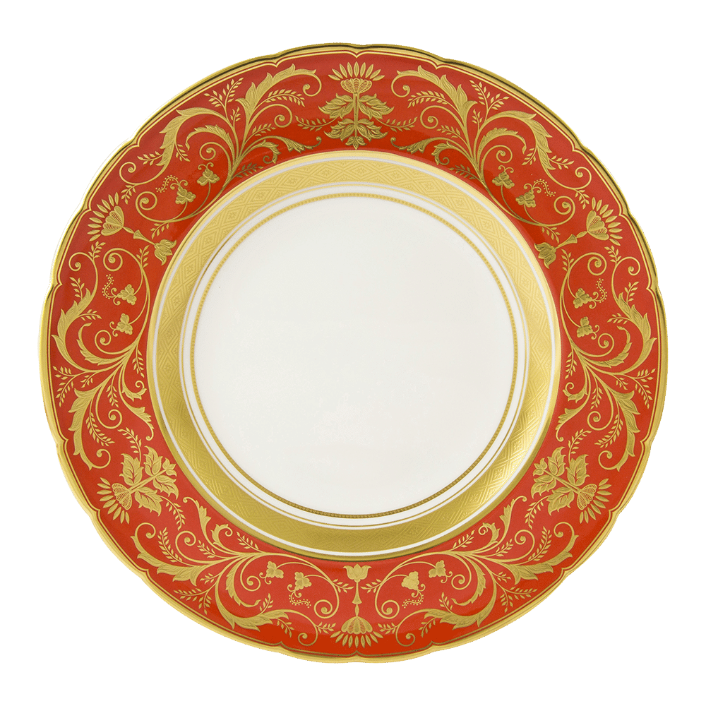 Regency Red Dinner Plate (27cm) - Royal Crown Derby