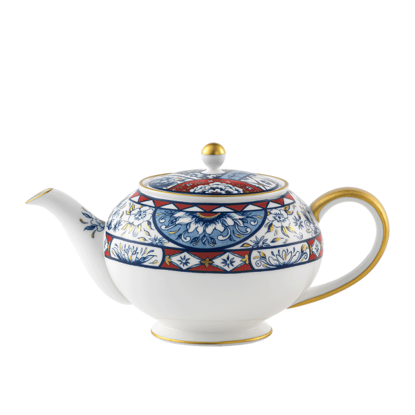 Victorias Garden fine bone china teapot