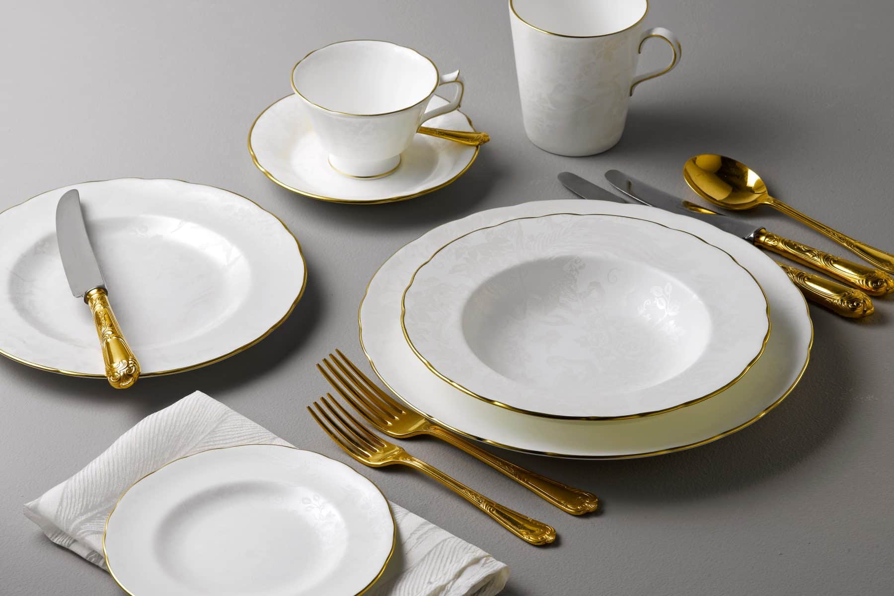 Whitehall Gold Fine Bone China Tableware